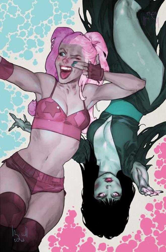Harley Quinn X Elvira #4 Cover I 1 in 10 Ben Caldwell Full Art Variant