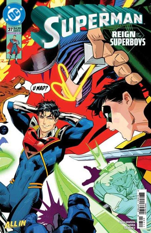 Superman #37 Cover A Dan Mora (The Reign Of The Superboys)