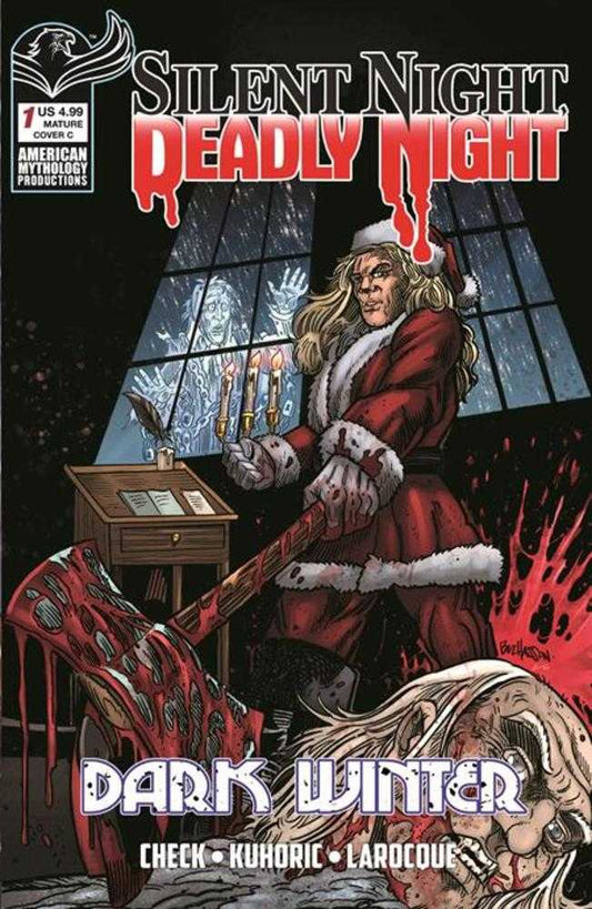 Silent Night Deadly Night Dark Winter #1 (Of 2) Cover C Buz Hasson Variant (Mature) Previously Solicted Thru Diamond