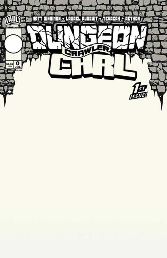 Dungeon Crawler Carl Special Edition #0 Cover E Blank Sketch Variant