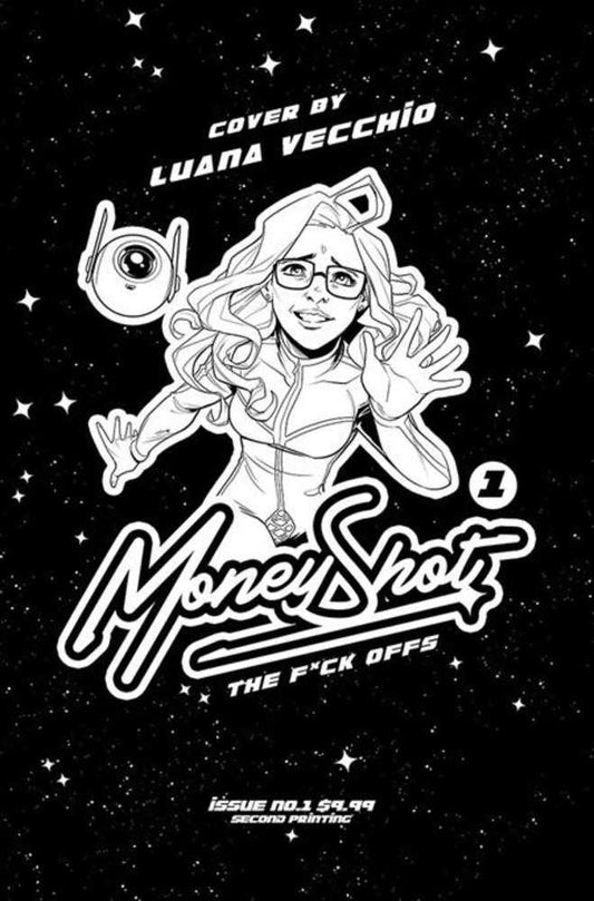 Money Shot The F* Offs #1 (Of 5) 2nd Printing Cover D Luana Vecchio Nsfw Black Bag Variant (Mature)