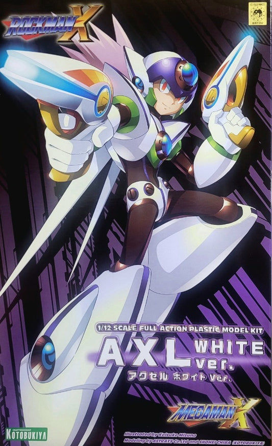 Rockman X Mega Man X Axl White Plastic Model Kit