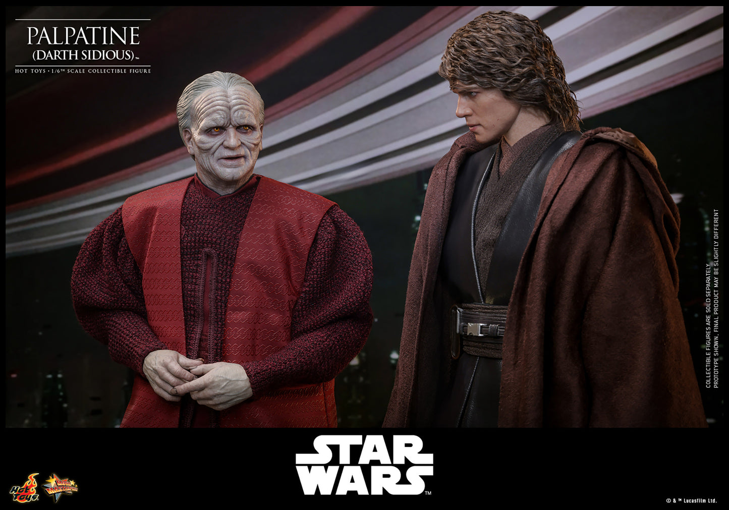 (Pre-Order) Palpatine (Darth Sidious) 1:6 Figure Hot Toy