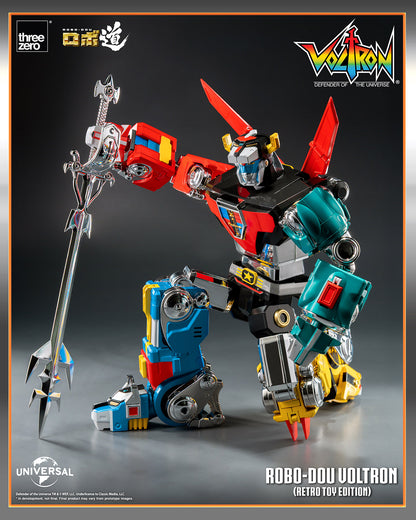(Pre-Order) ROBO-DOU Voltron (Retro Toy Edition) THREEZERO
