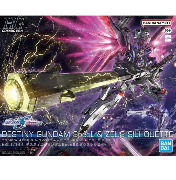 Destiny Gundam Spec II & Zeus Silhouette Hg 1/144 Model Kit