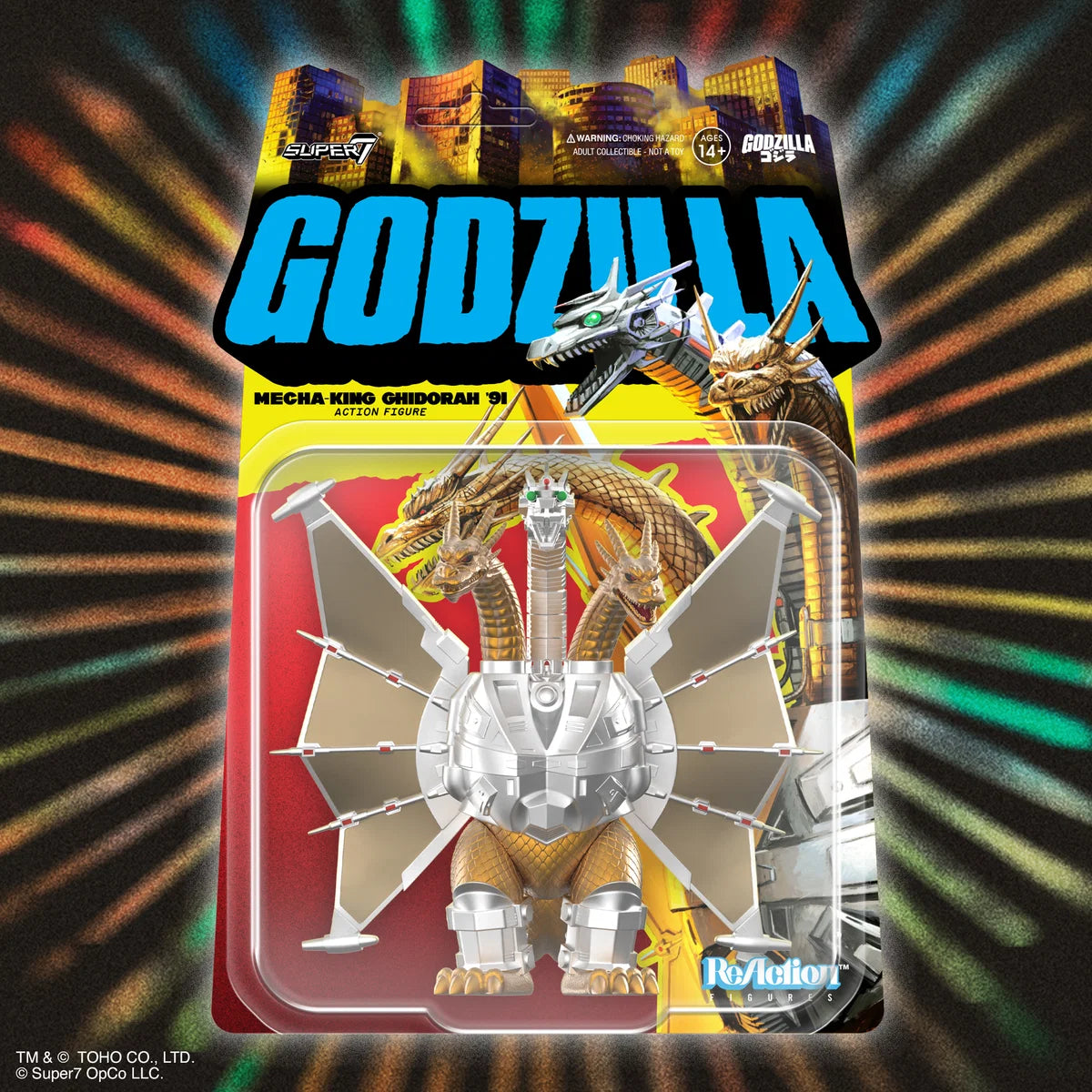 Godzilla Mecha King Ghidorah 3 3/4-Inch ReAction Figure