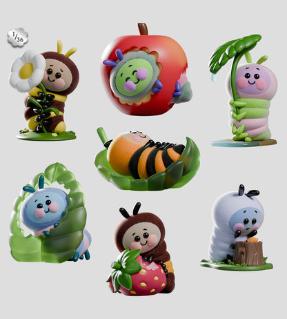 Wooly Bear and Friends Vinyl Blind Box