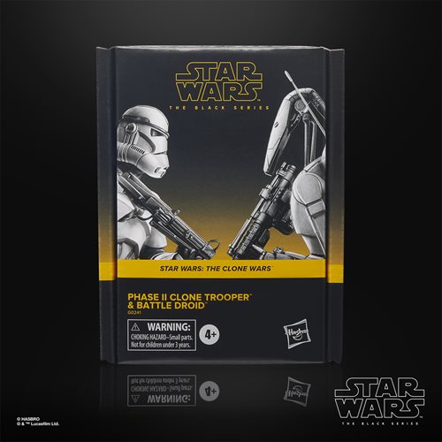 Star Wars The Black Series 6-Inch Phase II Clone Trooper & Battle Droid