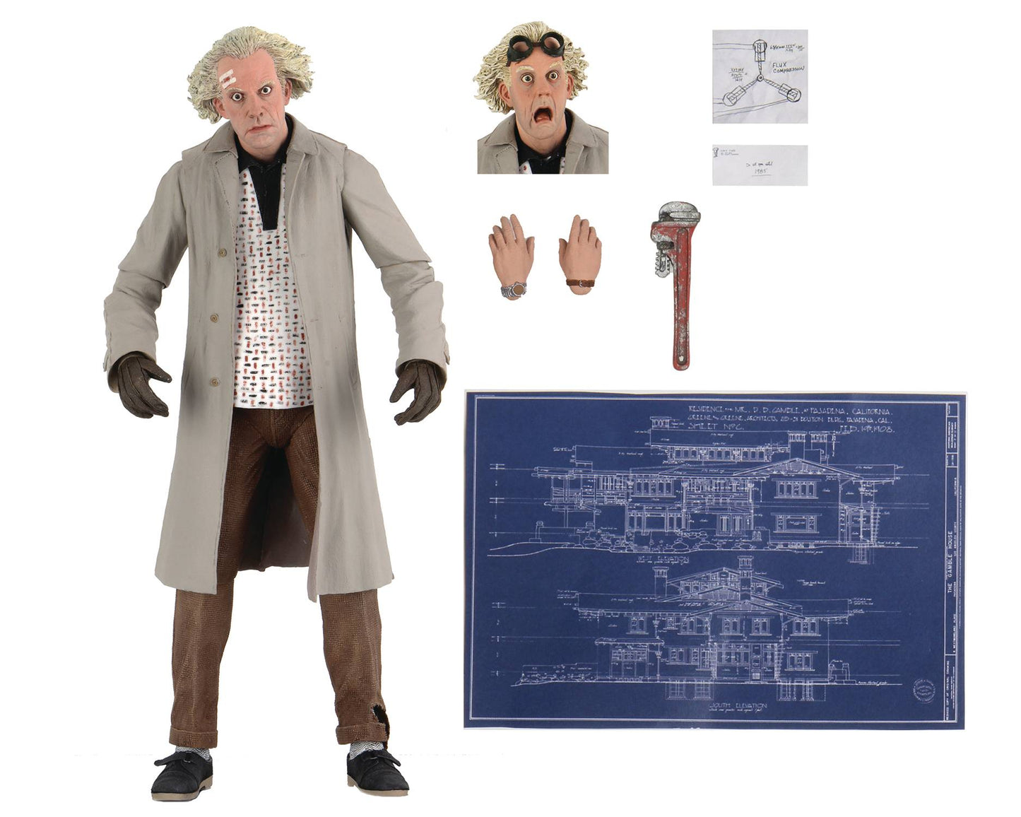 BACK TO THE FUTURE DOC BROWN ULTIMATE 7IN AF