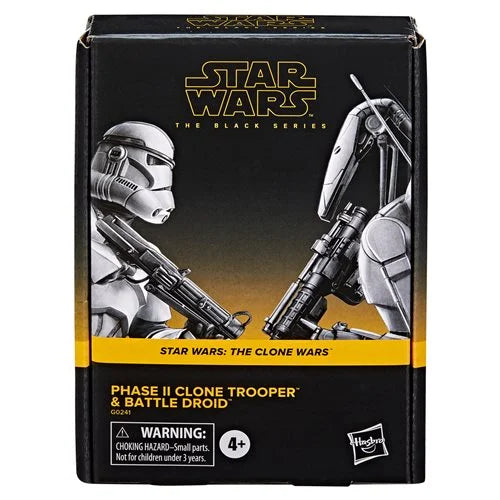 Star Wars The Black Series 6-Inch Phase II Clone Trooper & Battle Droid