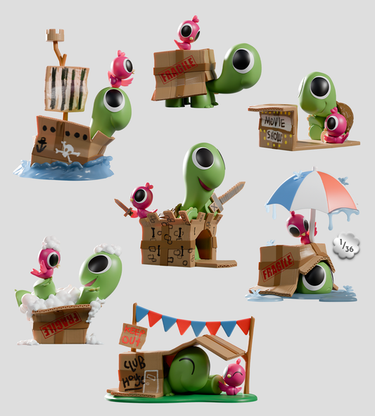 Box Turtle & Bird Blind Box