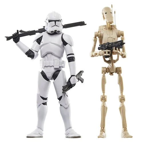 Star Wars The Black Series 6-Inch Phase II Clone Trooper & Battle Droid