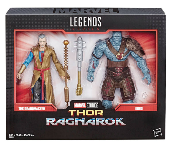 MARVEL LEGENDS 80TH ANN GRANDMASTER/KORG 6IN AF SET CS (Net)