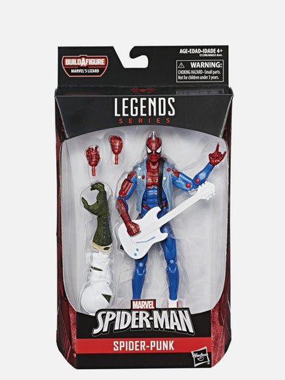 Spider-Punk Marvel Legends Lizard Build A Figure