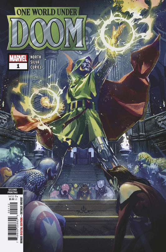One World Under Doom #1 Ben Harvey 2nd Print Variant