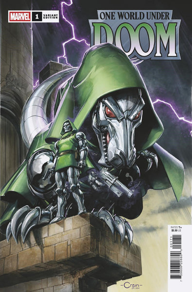 One World Under Doom #1 Clayton Crain Doomasaur Variant