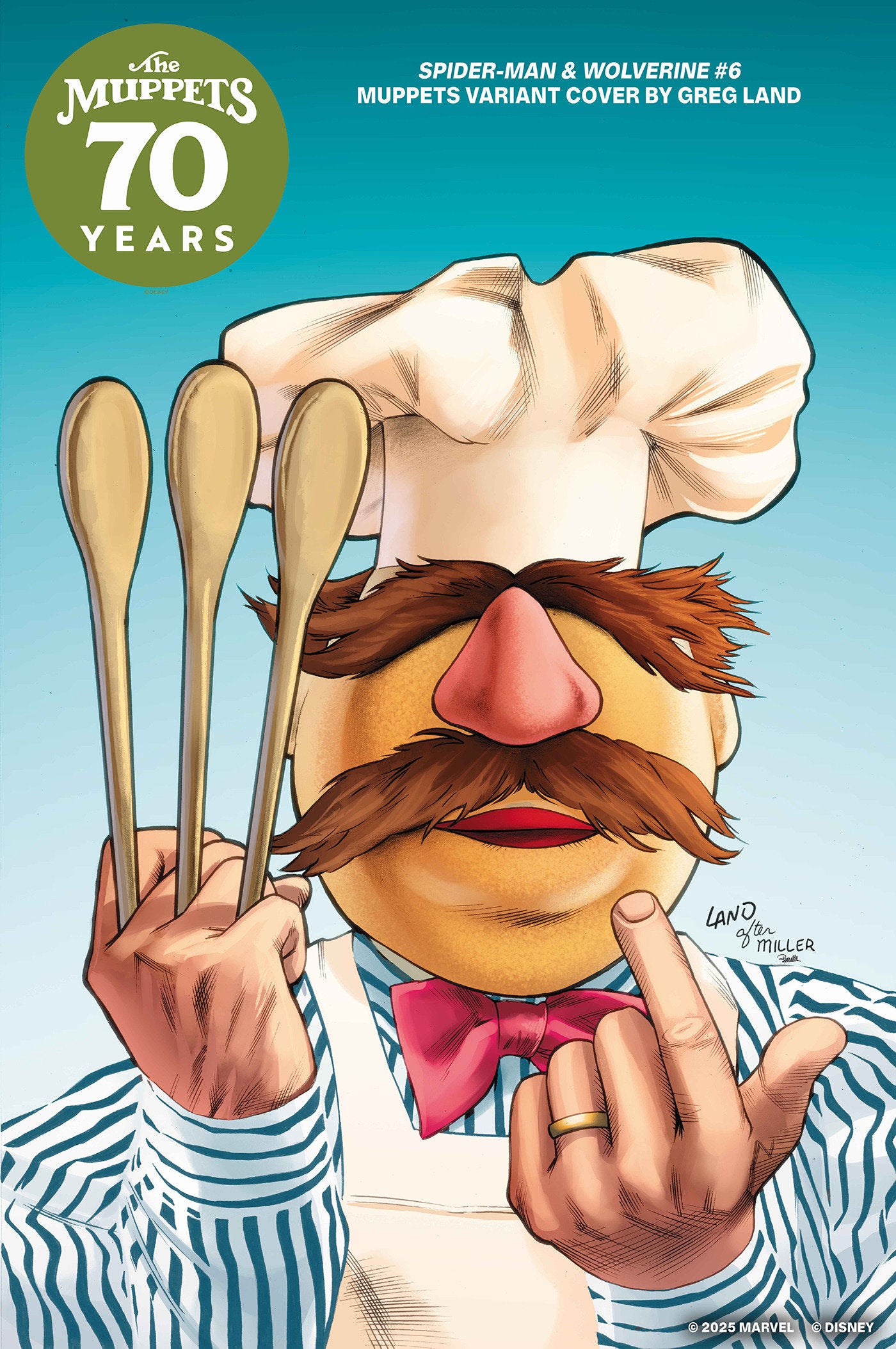 Spider Man & Wolverine #6 Greg Land Muppets Variant