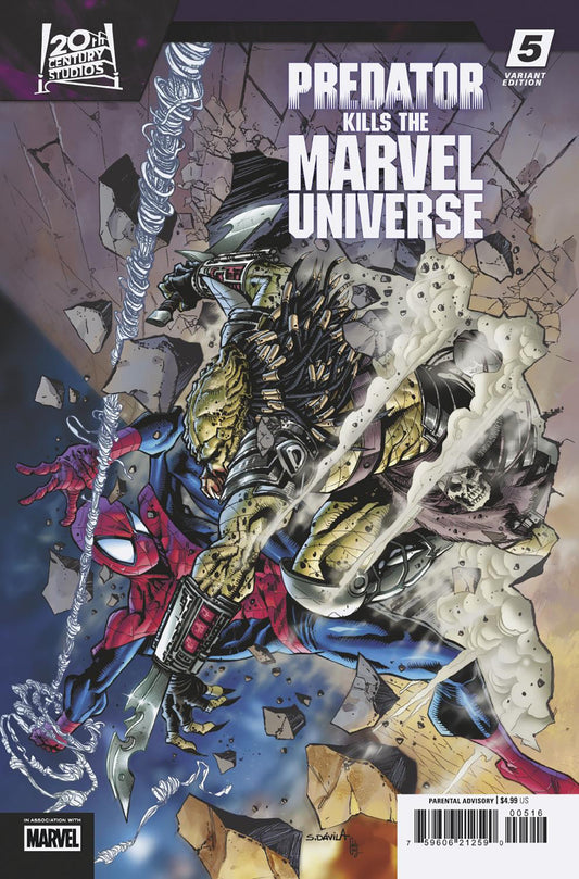 Predator Kills The Marvel Universe #5 Sergio Davila Variant