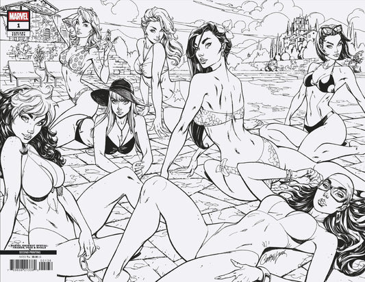 Marvel Swimsuit Special: Friends, Foes & Rivals #1 J. Scott Campbell Ratio Virgin 2nd Print Variant