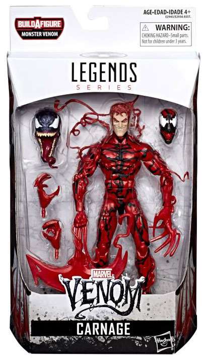 Marvel Legends Carnage Monster Venom Build A Figure