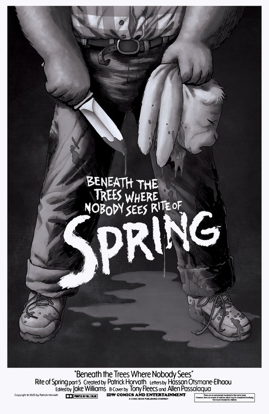 Beneath The Trees Where Nobody Sees: Rite Of Spring #5 Variant Ri (25) (Fleecs Black & White)