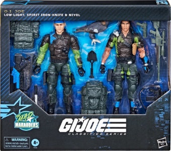 G.I. Joe 6" Classified Series Low-Light, Spirit Iron-Knife & Niyol (Mad Marauders)
