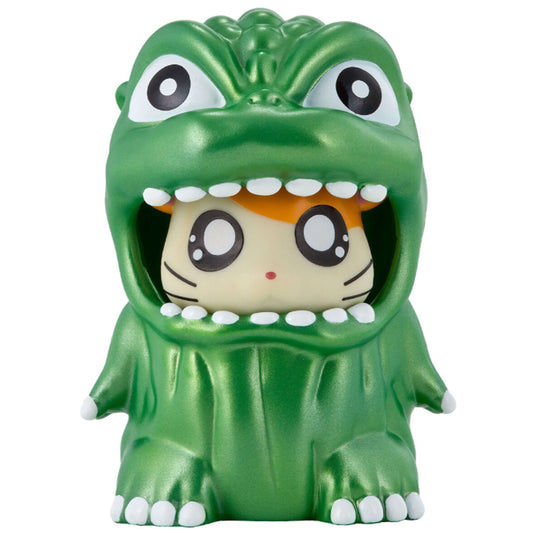 Godzilla X Hamtaro Movie Monster Series Godziham-kun 3.5-Inch Vinyl Figure [Metallic Green]