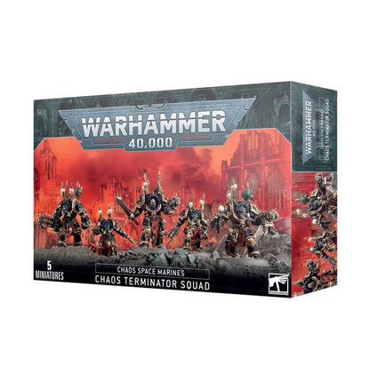Chaos Space Marines:Chaos Terminator Squad