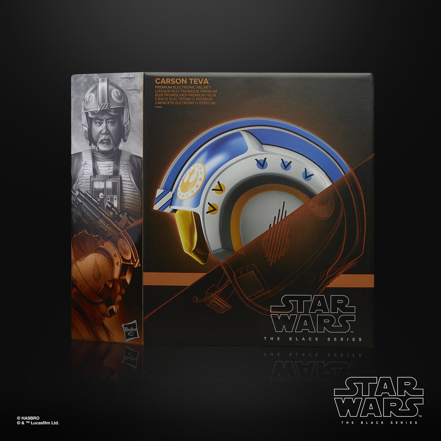 SW BLACK MAND CARSON TEVA ELEC HELMET By HASBRO