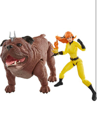 Marvel Legends Inhumans Crystal & Lockjaw 6in Action Figure 2pk