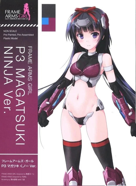Frame Arms Girl P3 Magatsuki Ninja Pre Assembled Plastic Model