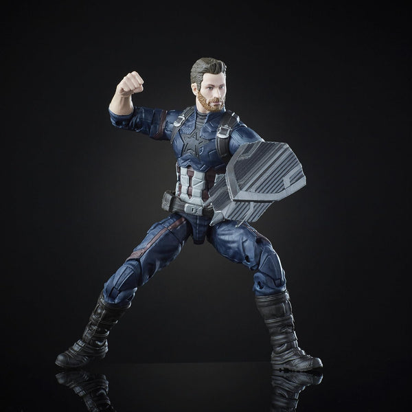 Marvel Legends Series Avengers Infinity War 6-inch Captain America Thanos Build a figure