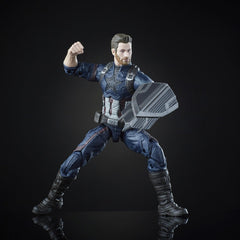 Marvel Legends Series Avengers Infinity War 6-inch Captain America Thanos Build a figure