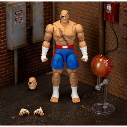 Ultra Street Fighter II: The Final Challengers - Sagat 1/12th Scale Action Figure