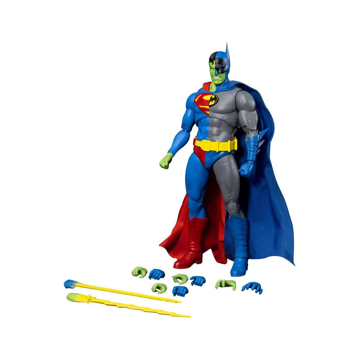DC COMICS FIGURE DYNAMIC ACTION HEROES 1/9 COMPOSITE SUPERMAN 21 CM FIGURINE
