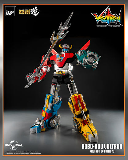 (Pre-Order) ROBO-DOU Voltron (Retro Toy Edition) THREEZERO