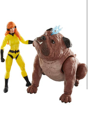 Marvel Legends Inhumans Crystal & Lockjaw 6in Action Figure 2pk