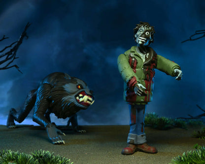 NECA American Werewolf in London Toony Terrors David Kessler Werewolf & Jack Goodman Action Figure 2-Pack