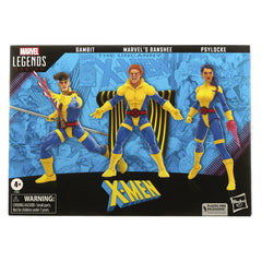 X-MEN LEG 60TH ANN GAMBIT/BANSHEE/PSYLOCKE 6IN AF 3PK