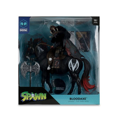 Spawn: The Dark Ages Bloodaxe with Horse 7-Inch Scale Action Figure 2-Pack with McFarlane Toys Digital Collectible