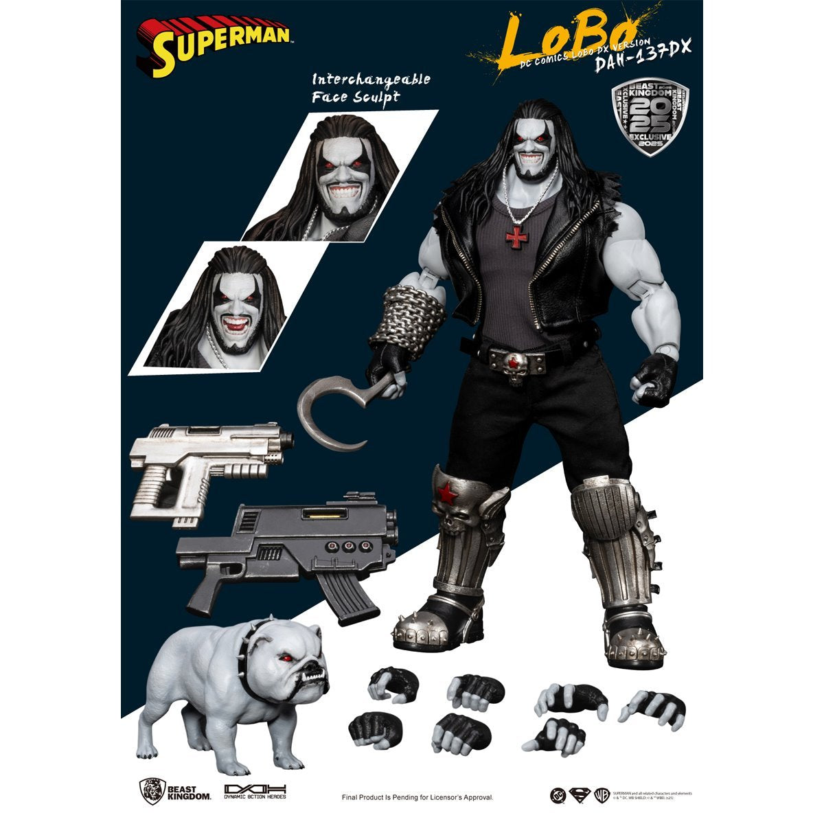 DAH-137DX DC COMICS LOBO DX VERSION SDCC 2025 PX BY BEAST KINGDOM CO. LTD