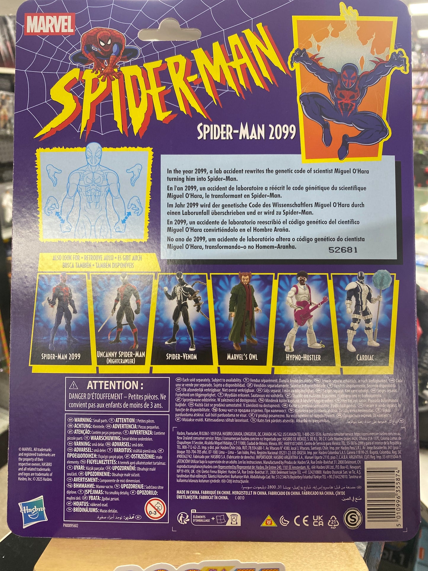 SPIDER-MAN MARVEL LEGENDS RETRO COLLECTION SPIDER-MAN 2099