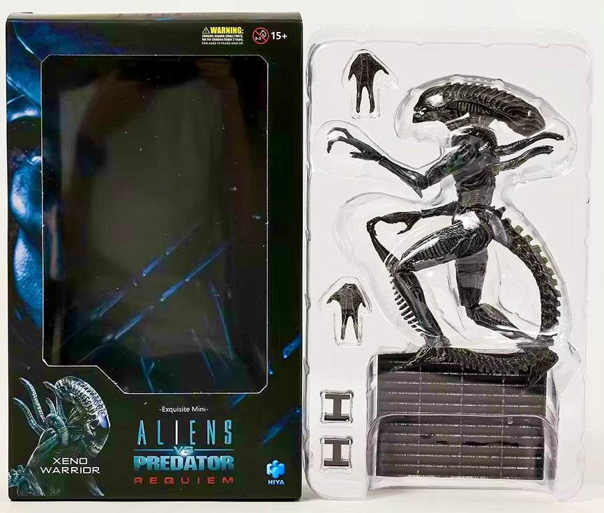 AVP Alien vs. Predator Requiem Xeno Warrior 1/18 PVC Action Figure Collectible Toy Hiya
