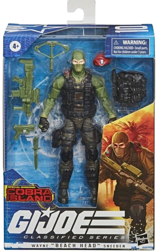 G.I. Joe Classified Series Special Missions: Cobra Island Wayne “Beach-Head” Sneeden 6-Inch Action Figure