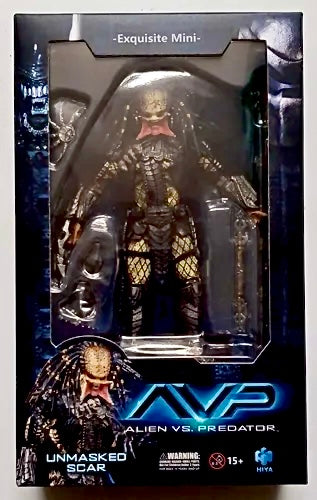 AVP UNMASKED SCAR PREDATOR PX 1/18 SCALE FIGURE