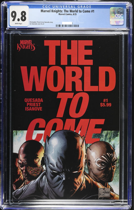 Marvel Knights: The World To Come #1 CGC Graded 9.8