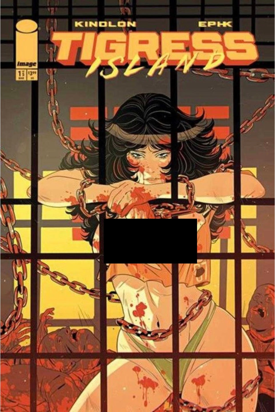 Tigress Island #1 (Of 5) Cover C Luana Vecchio Nsfw Polybagged Variant (Mature)