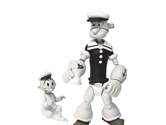 Popeye Classics Popeye (Black & White) BBTS Exclusive Action Figure