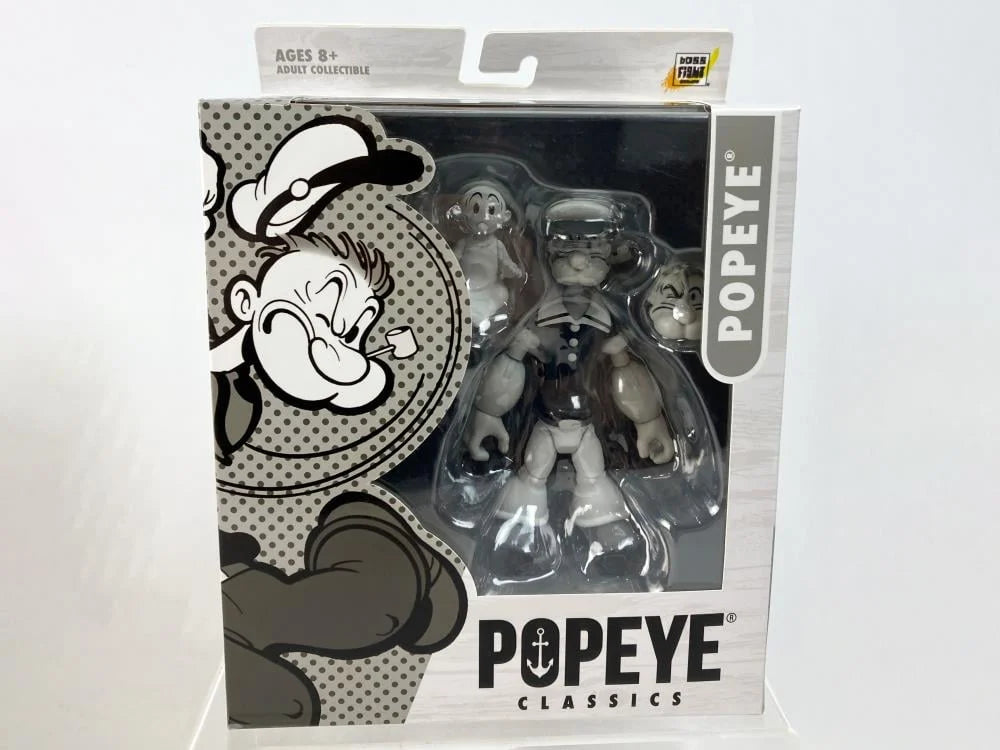 Popeye Classics Popeye (Black & White) BBTS Exclusive Action Figure