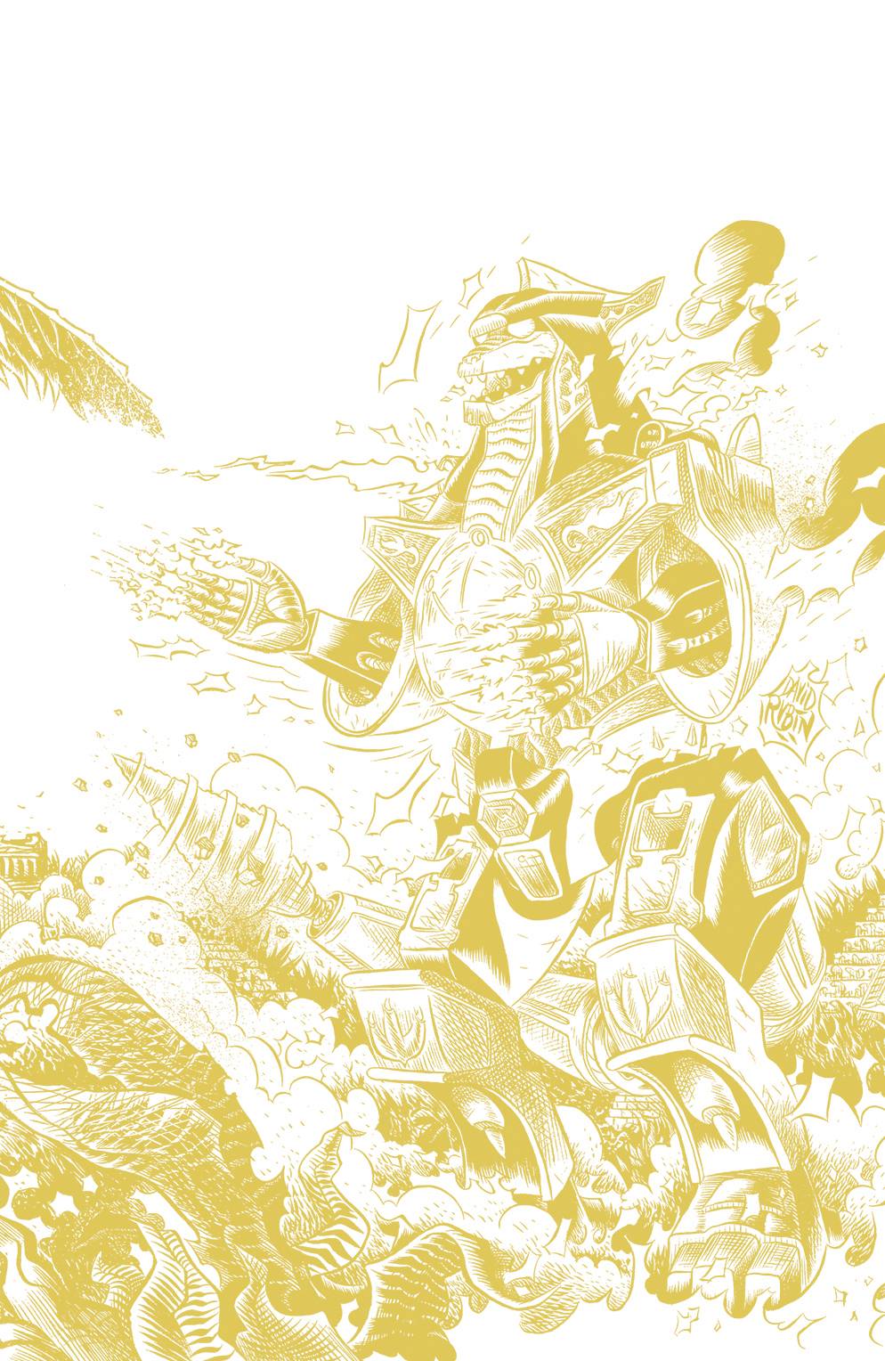 Mighty Morphin Power Rangers #3
1:100 David Rubín Foil Virgin Variant